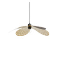 **Ventilateur de plafond décoratif avec lames perforées**